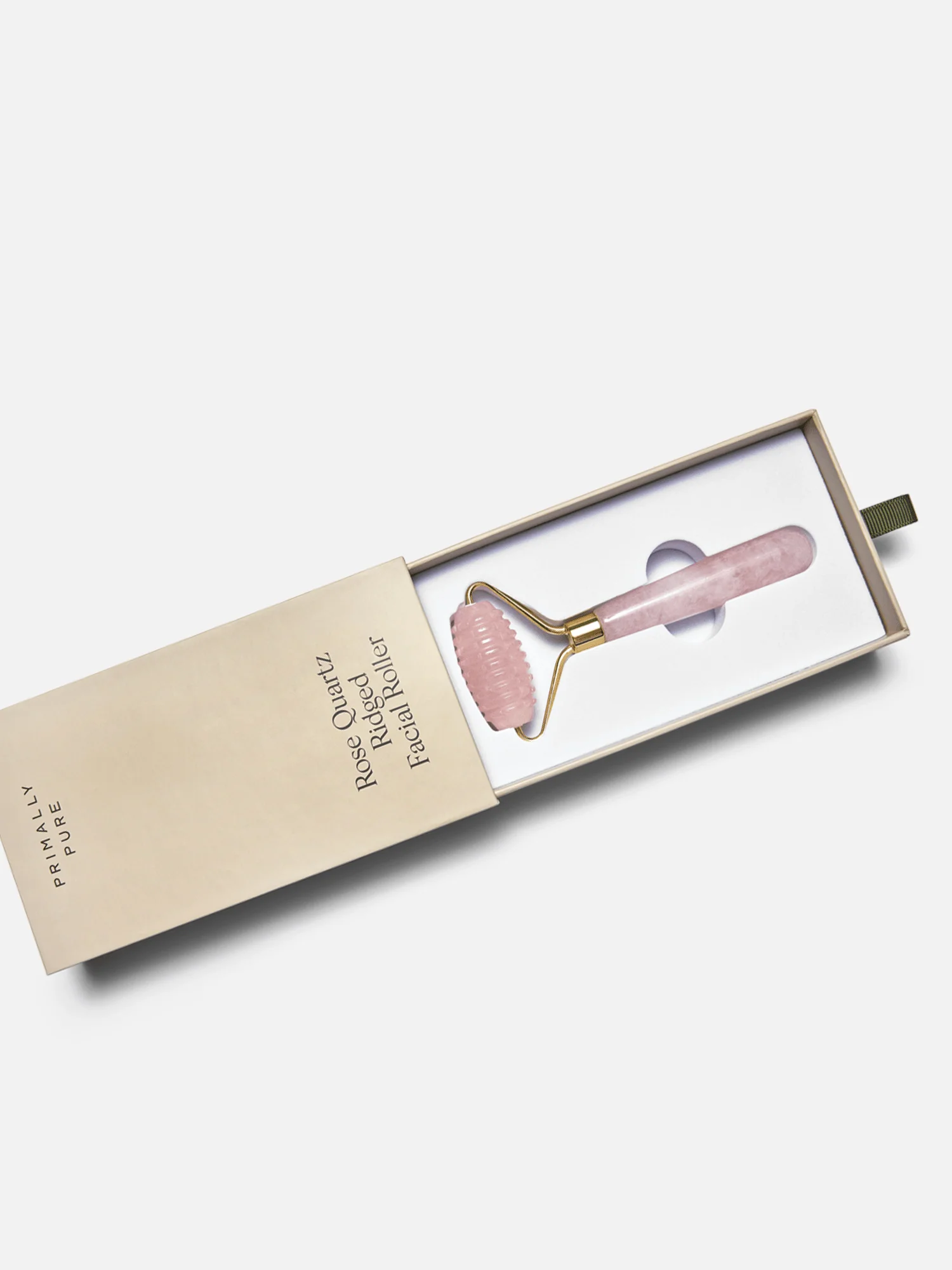 Rose Quartz Ridged Roller - Image 2